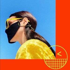 CATERPILLAR Cord Sport black face mask